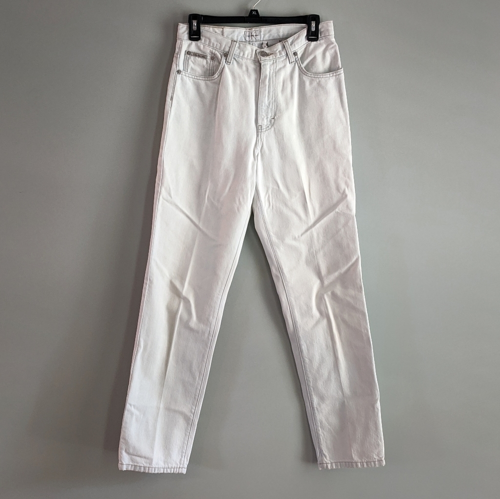 Vintage Calvin Klein Jeans Bleached Wash Size 8 Y2K 90s CK